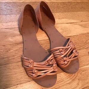 Madewell leather flats in size 6.5